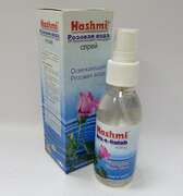 Розовая вода Hashmi спрей 100 мл. (тоник для сухой кожи, предаёт эластичность, снимает воспаления)